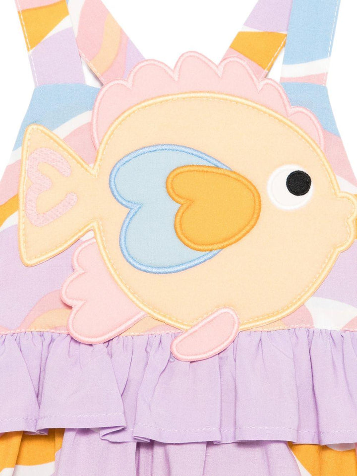 Abito multicolore per neonata TY1092Z3442 999MC Stella McCartney Kids 