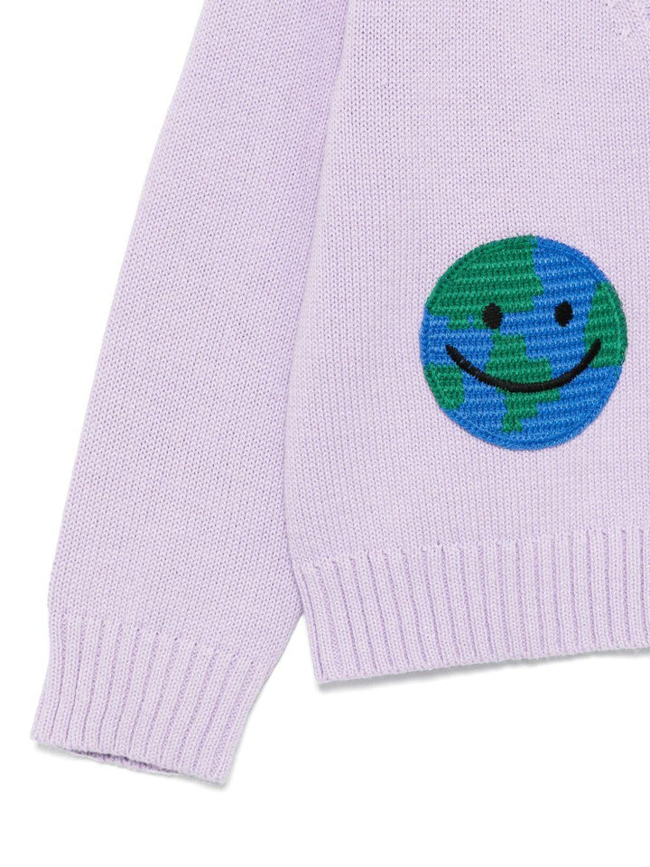 Cardigan viola per bambina