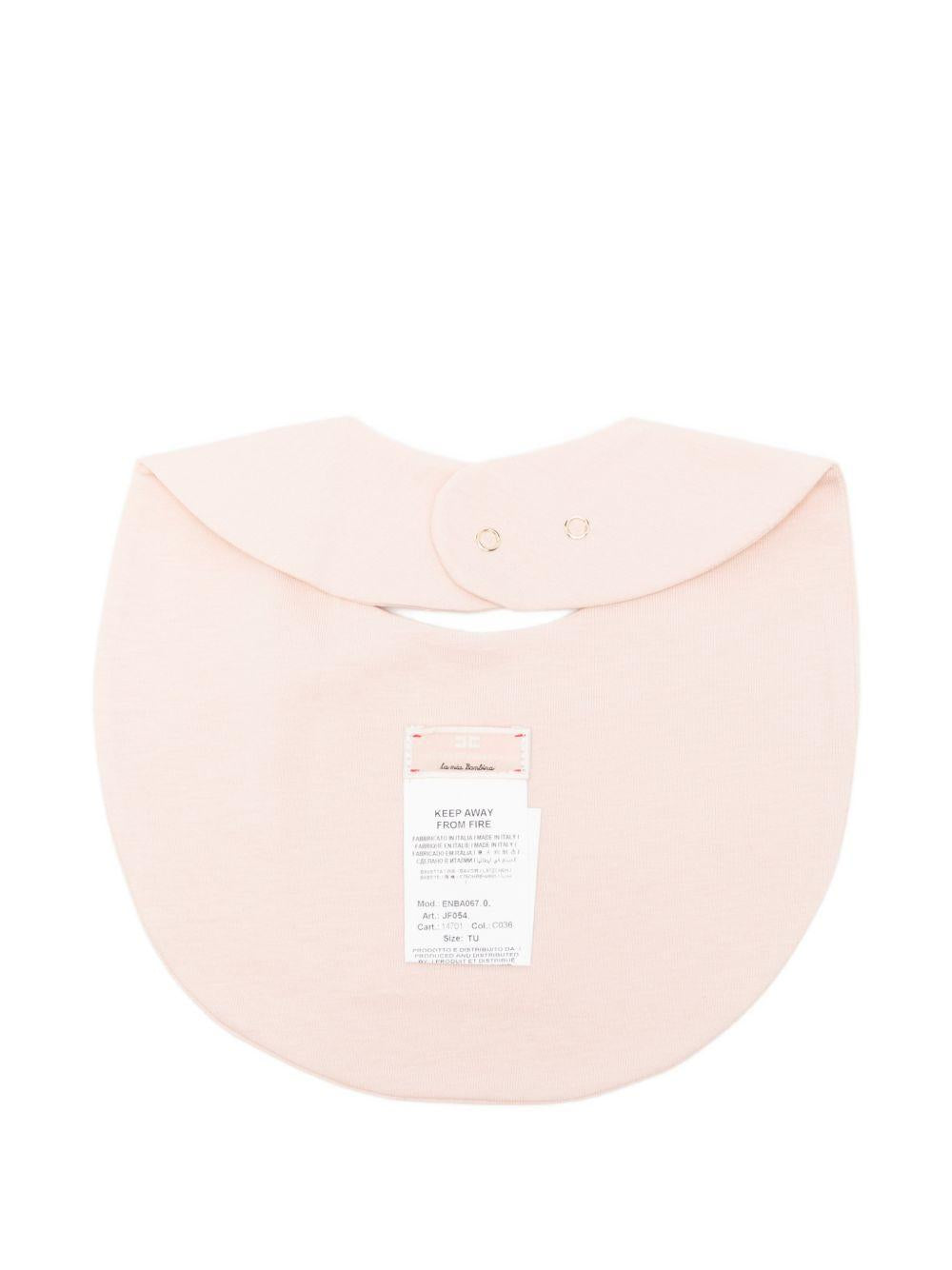 Bavetta rosa baby per neonata ENBA0670JF054 C036 Elisabetta Franchi Kids 