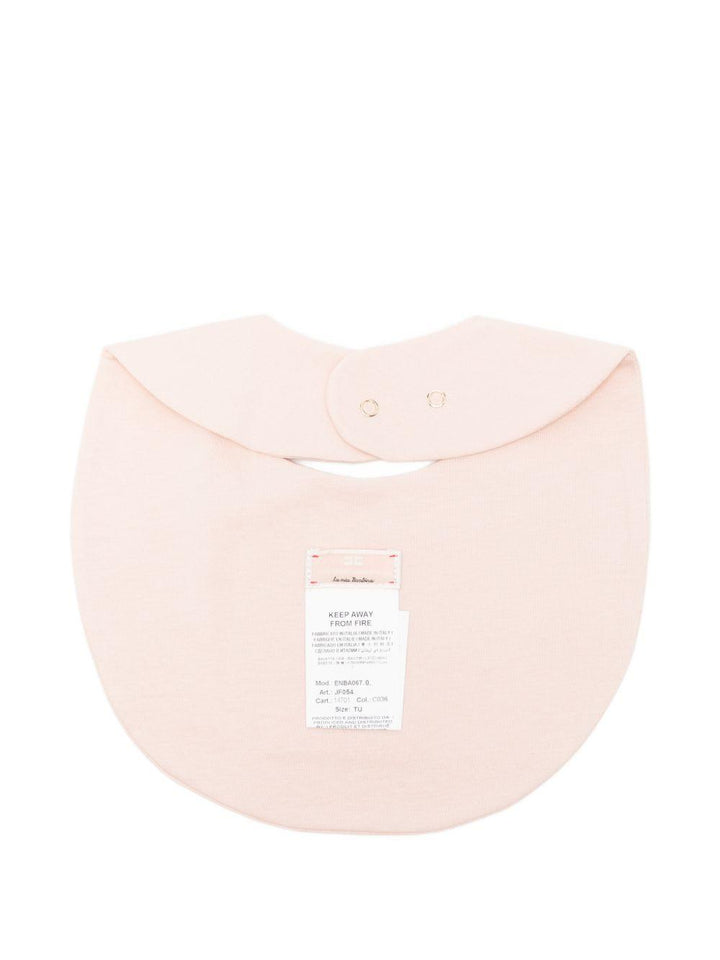 Bavetta rosa baby per neonata ENBA0670JF054 C036 Elisabetta Franchi Kids 