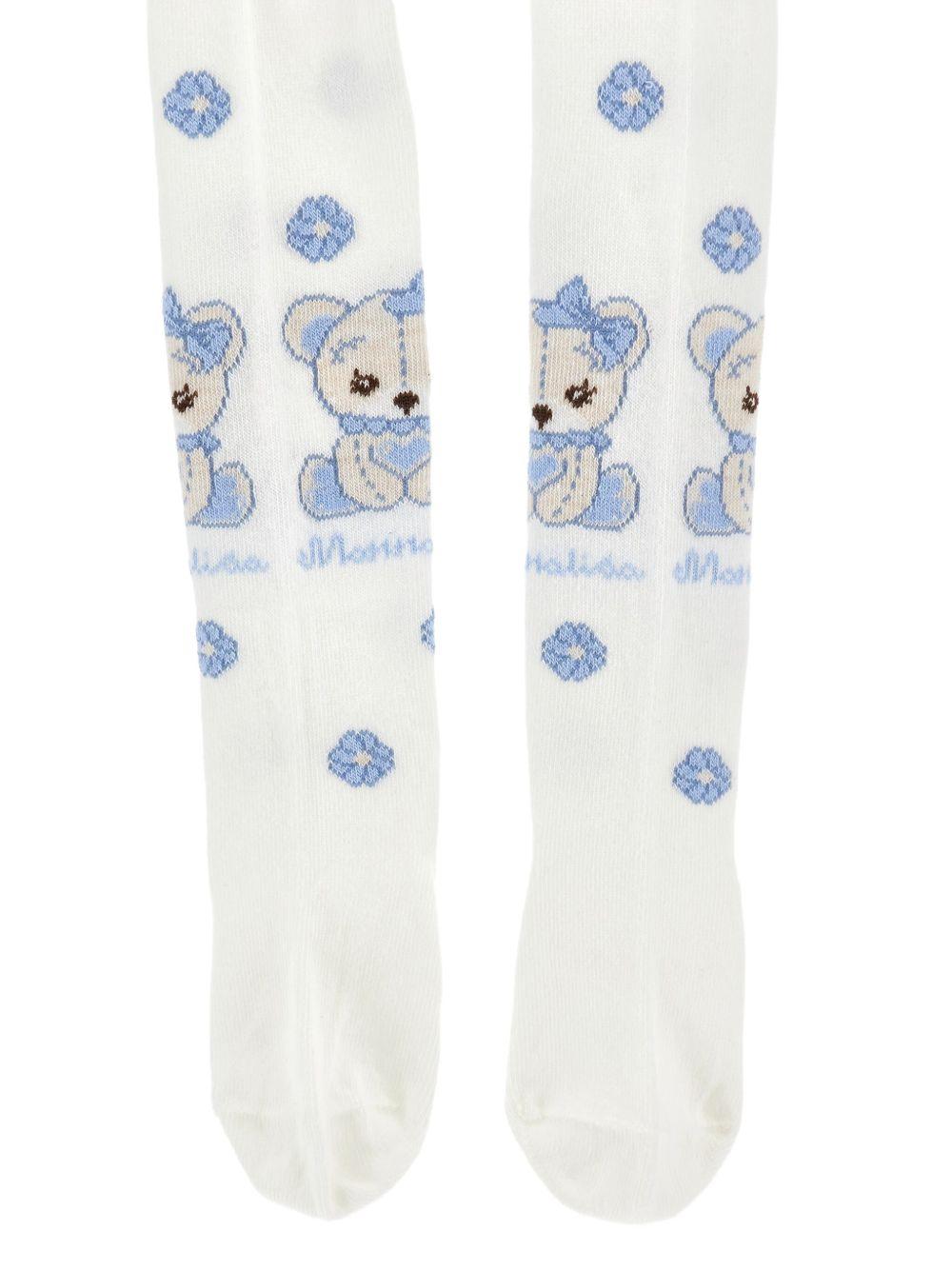 Calze bianche per bambina 39F0056076 0158 Monnalisa Kids 