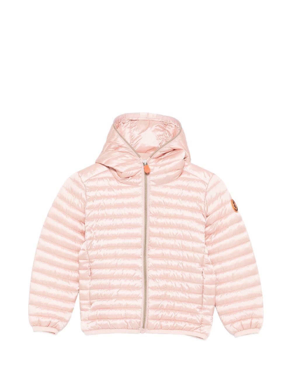 Giubbotto rosa chiaro per bambina J32310GIRIS22 80043 Save The Duck Kids 