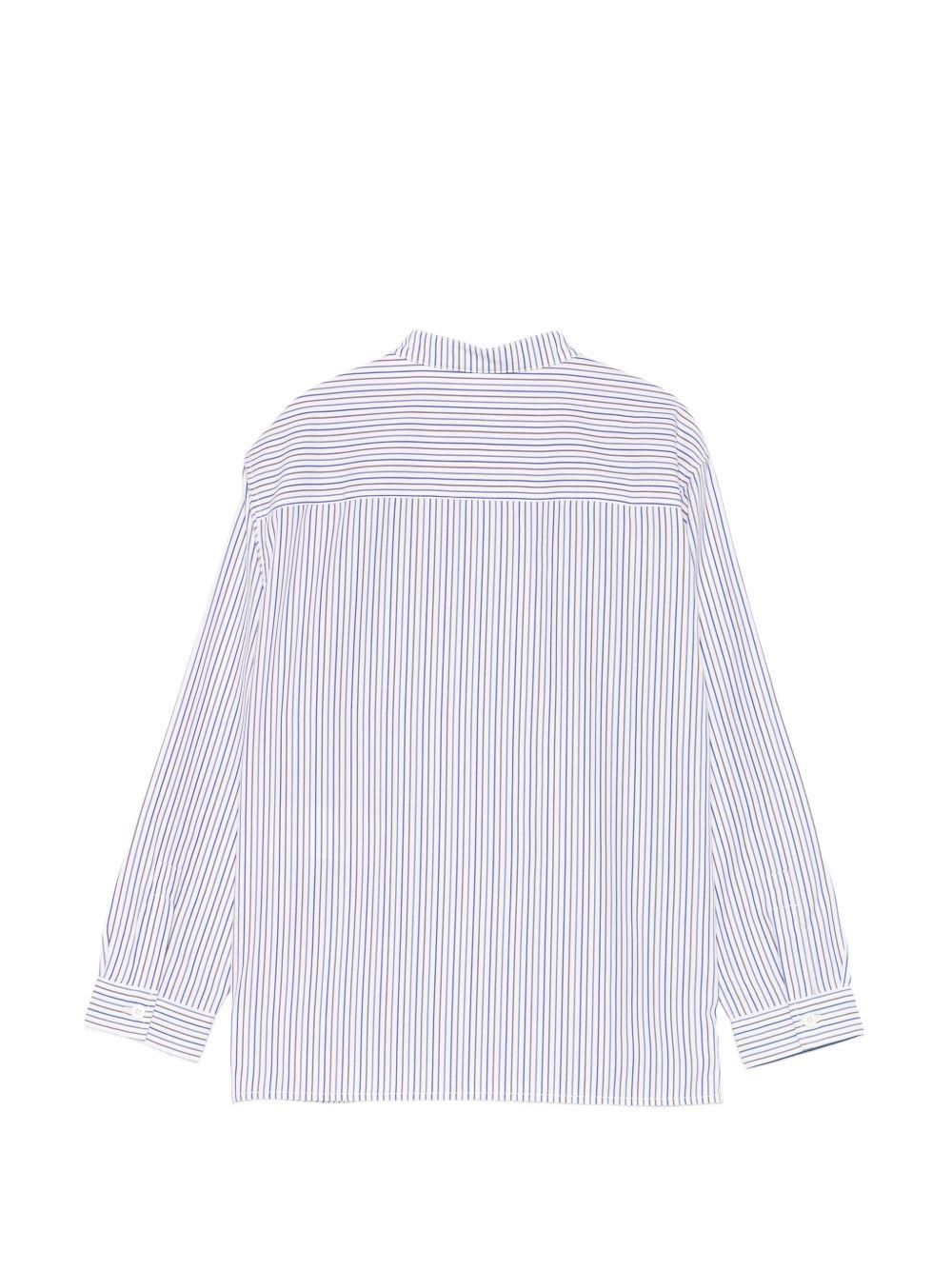 Camicia bianca/blu per bambino DMCA0510CR024 R001 Dondup Kids 