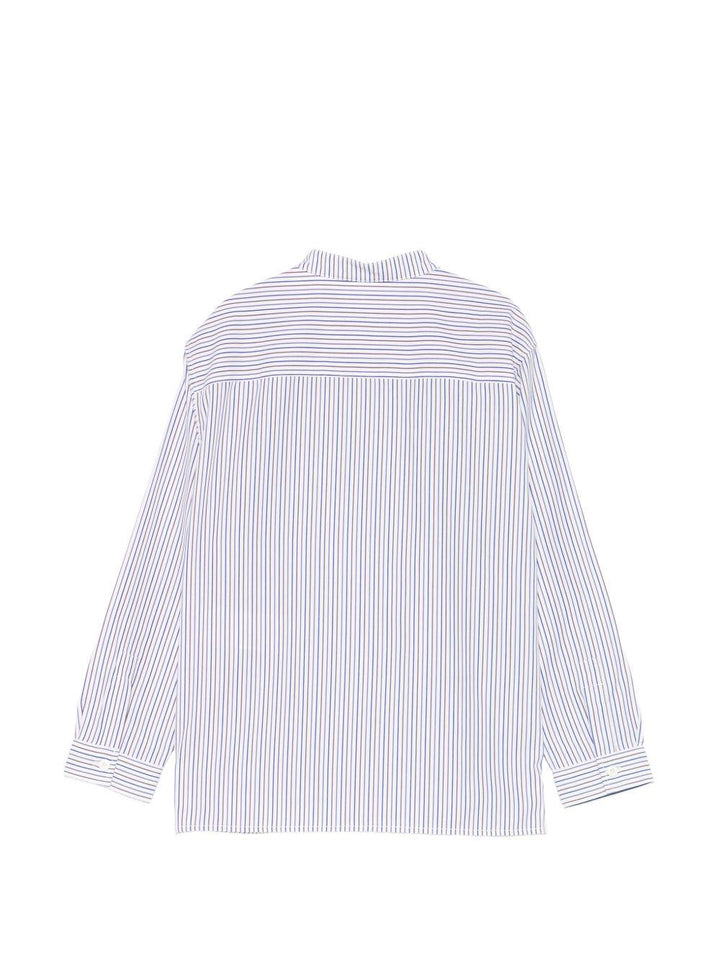 Camicia bianca/blu per bambino DMCA0510CR024 R001 Dondup Kids 