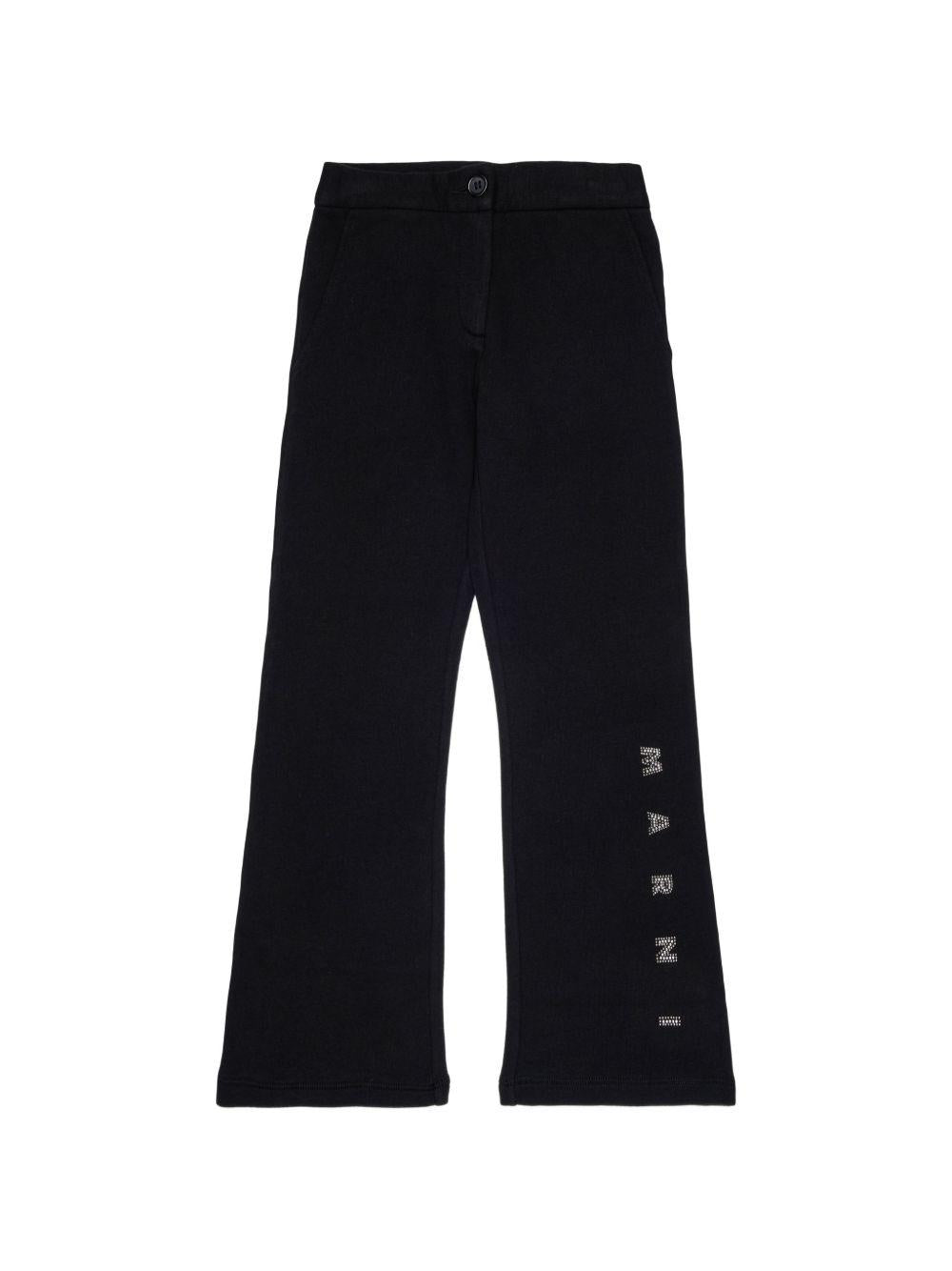 Pantalone nero per bambina M01911M00SH 0M900 Marni Kids 