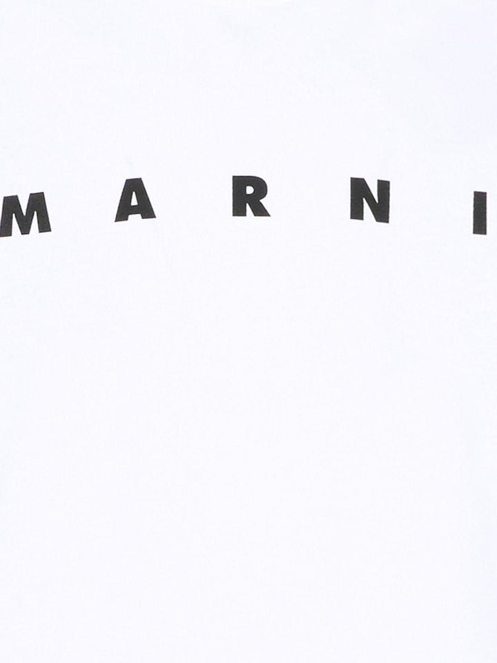 T-shirt bianca per bambino M002MVM00RF 0M100 Marni Kids 