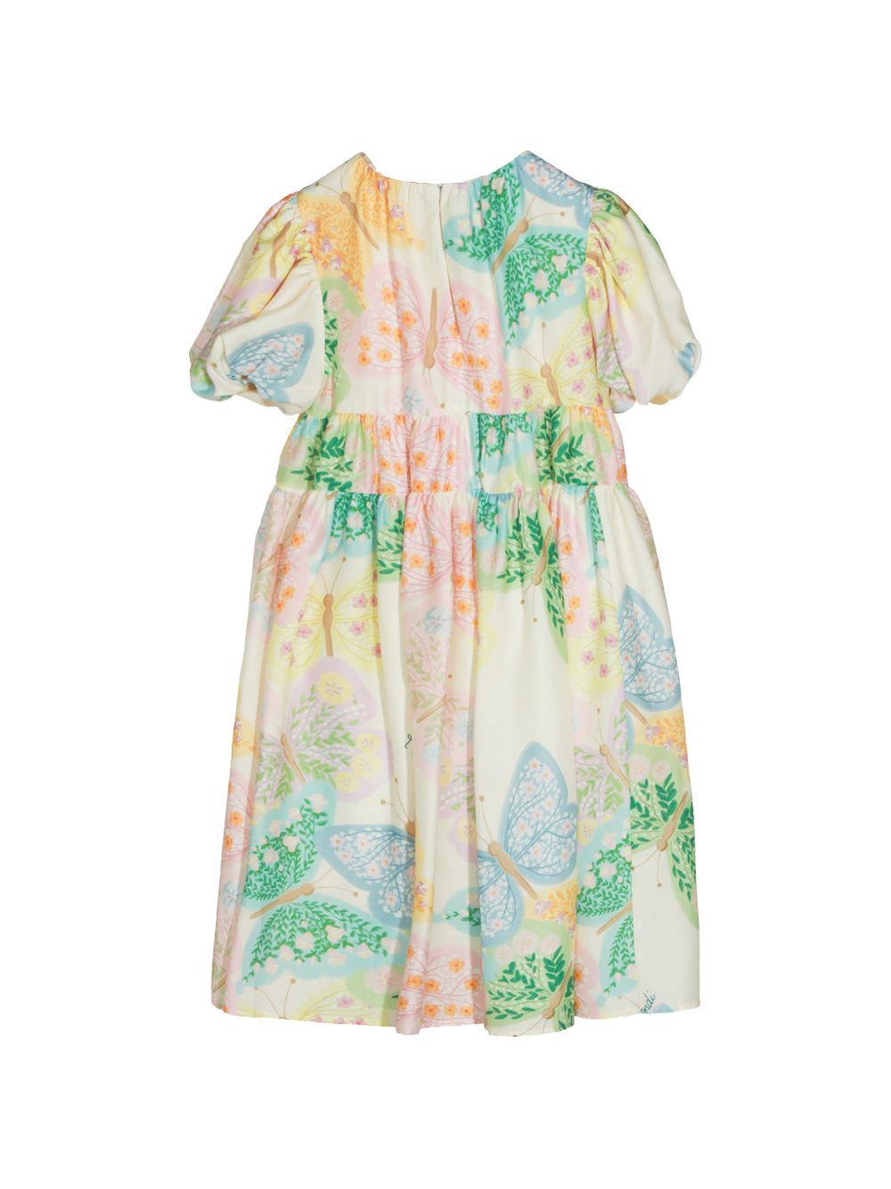 Abito beige/multicolor per bambina JFB869AVWM F0ZA0 Fendi Kids 