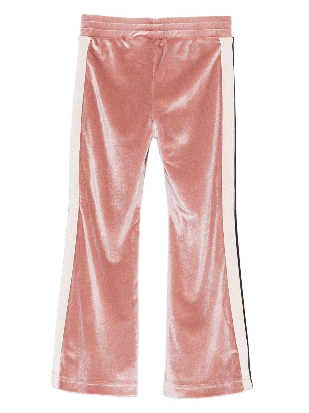 Pantalone rosa per bambina PGCJ012F25FLE001 3010 Palm Angels Kids 