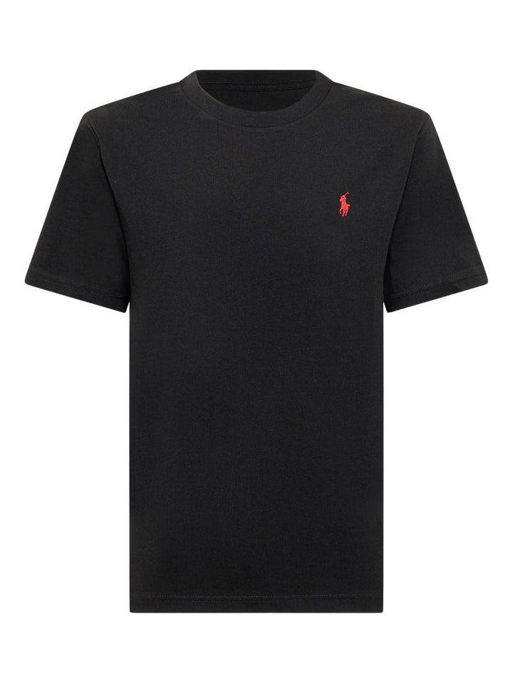 T-shirt nero per bambino 323832904 036 Ralph Lauren Kids 