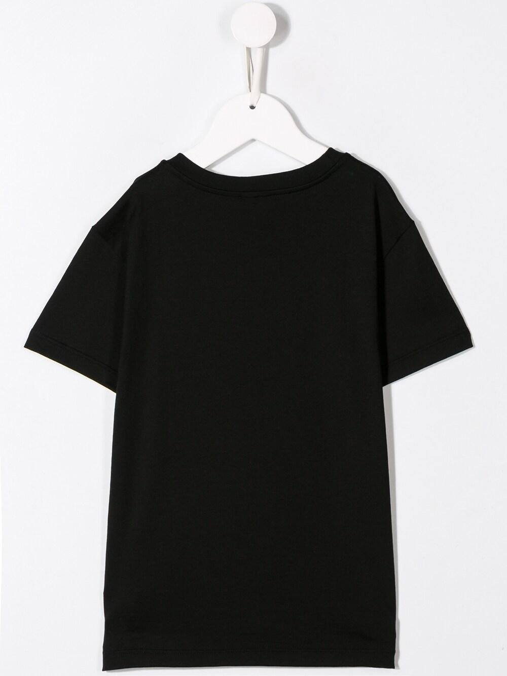 T-shirt nero per bambino L4JT7NG7STN N0000 Dolce & Gabbana Kids 