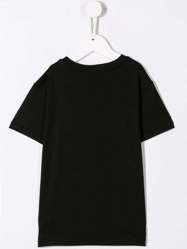 T-shirt nero per bambino L4JT7NG7STN N0000 Dolce & Gabbana Kids 