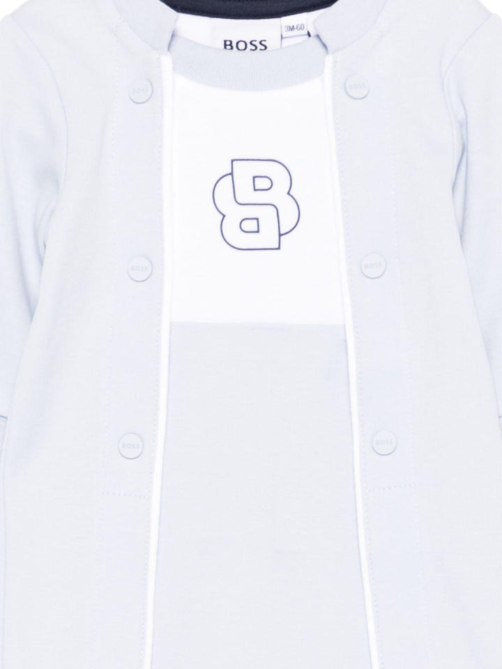 Tutina azzurra per neonato J53046 771 Boss Kids 