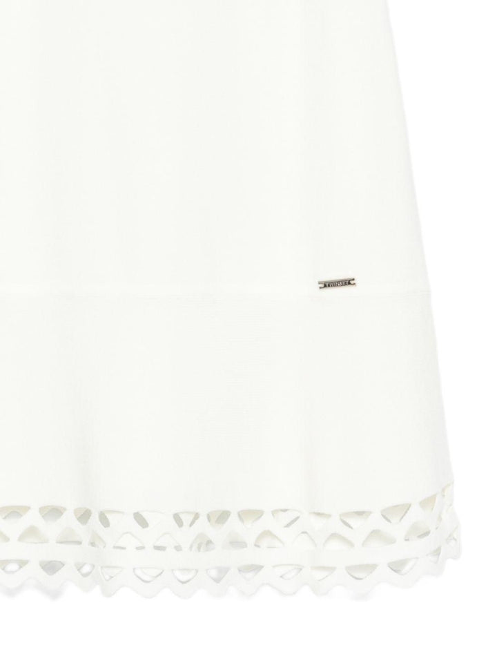 Abito bianco per bambina 261GJ3Q40 00526 Twin Set 