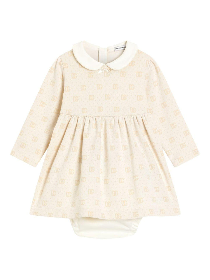 Abito rosa per neonata L2JDB3FJ7EA S9001 Dolce & Gabbana Kids 