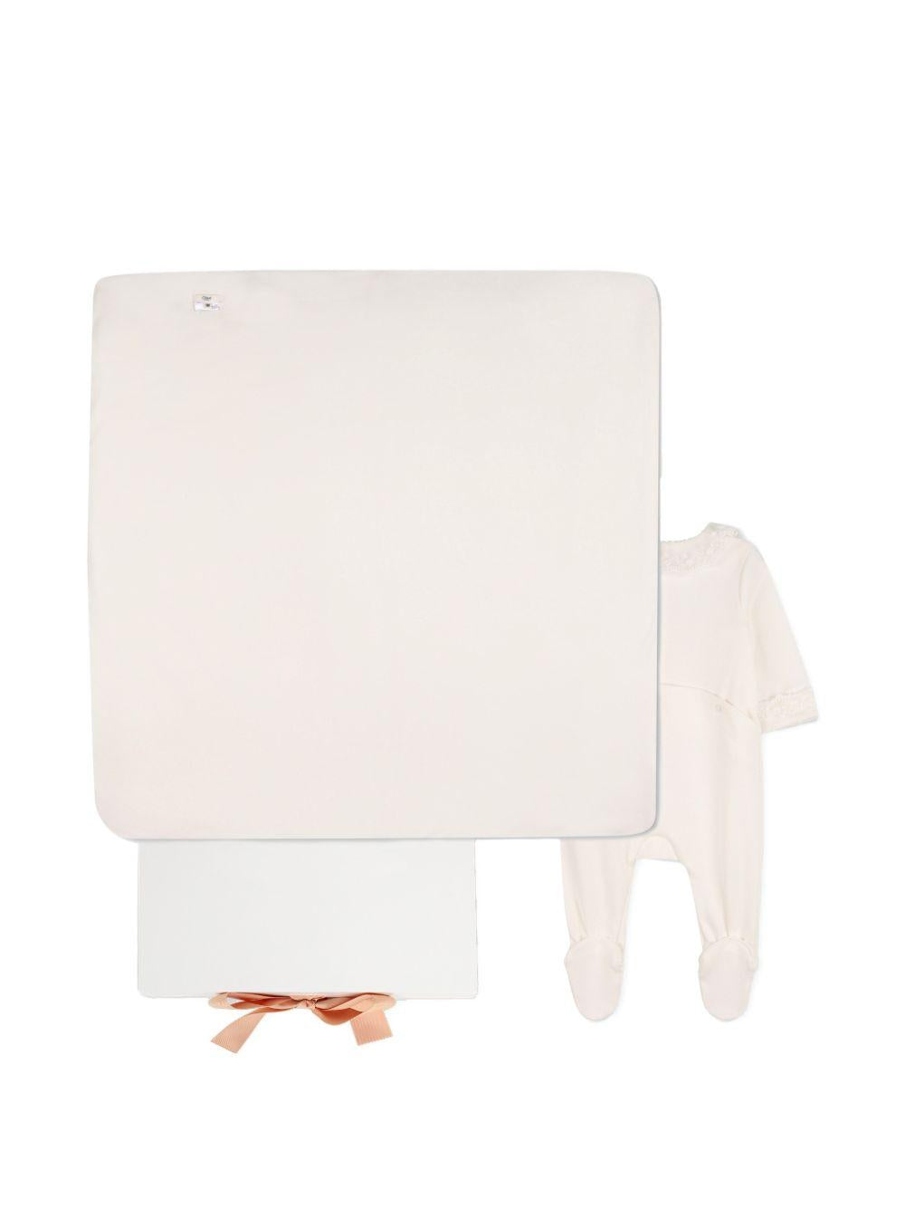 Tutina/coperta bianca per neonata C20925 117 Chloe 