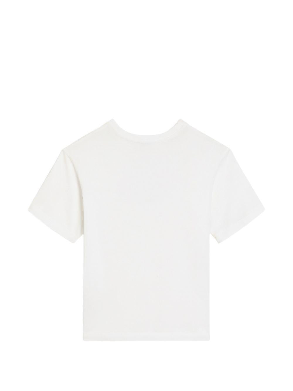 T-shirt bianco per bambino L4JTHVG7P4Z W0111 Dolce & Gabbana Kids 