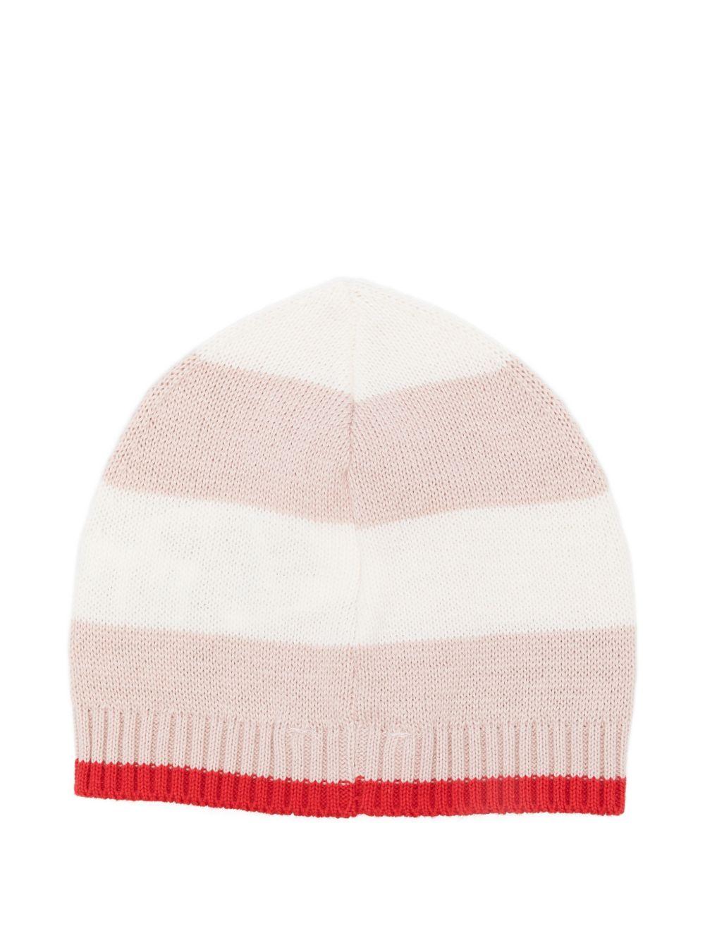 Cappello rosa/bianca per neonata ENCP079CFL001 D875 Elisabetta Franchi Kids 
