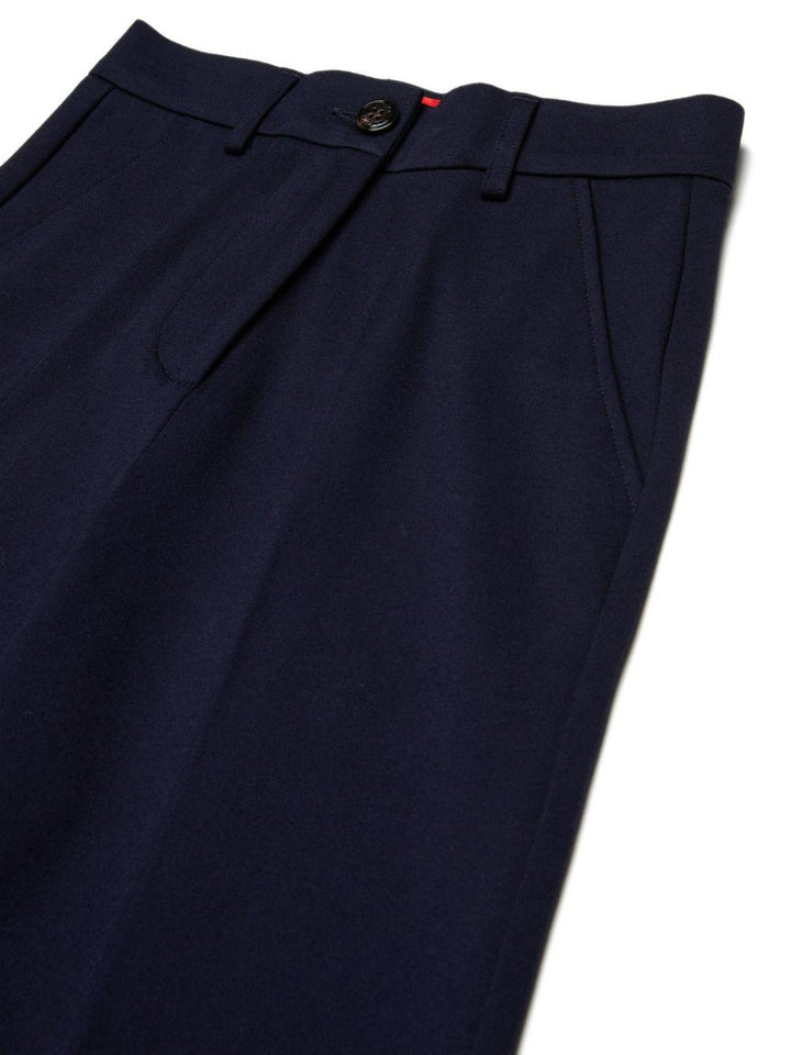 Pantalone blu scuro per bambina MX0308MX00K MX854 Max&co Kids 