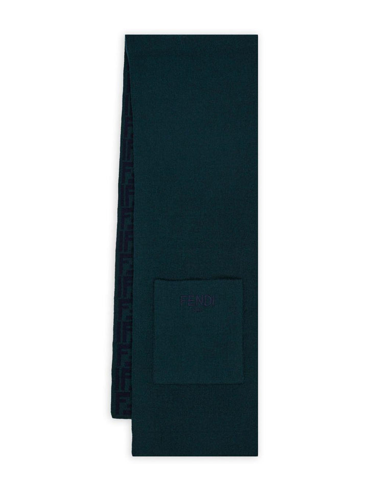 Sciarpa verde per bambino