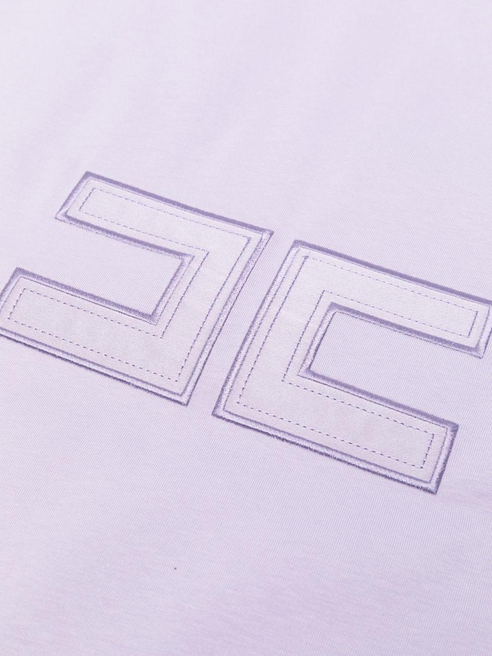 Coperta lilla per neonata ENCO0850JF054 8023 Elisabetta Franchi Kids 