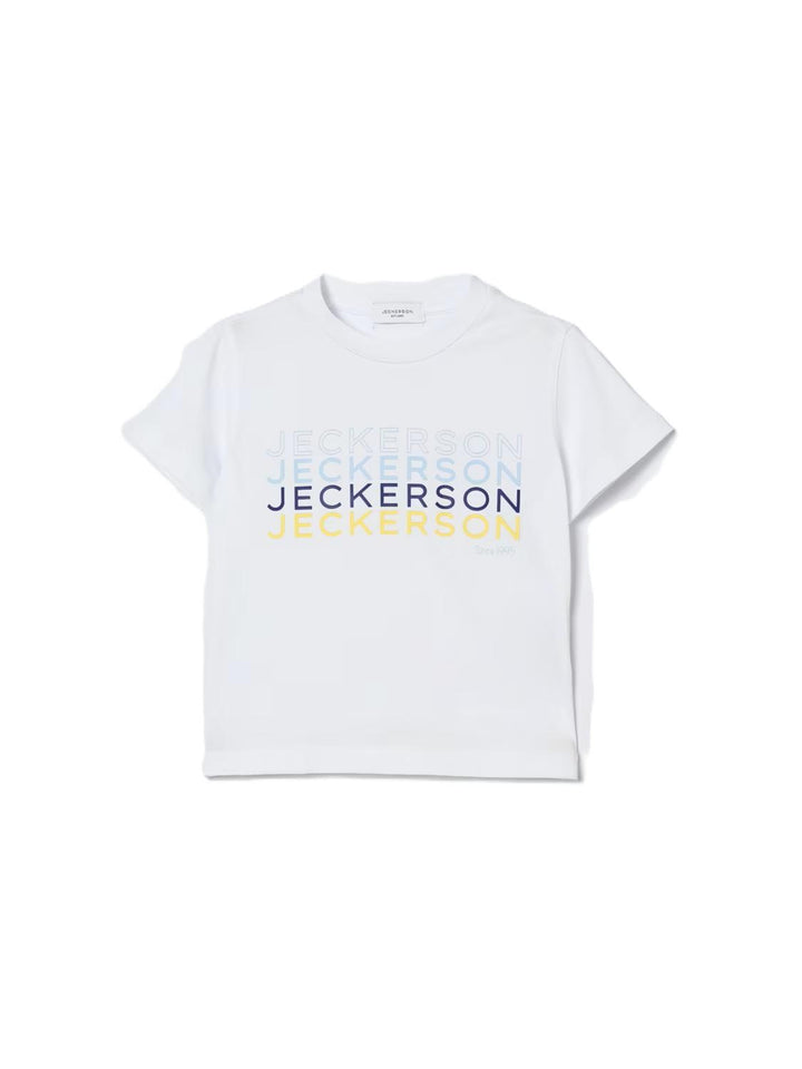 T-shirt bianco per bambino JB5666TS26 RE011 Jeckerson Kids 