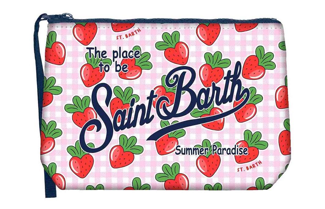 Pochette rosa/fragole per bambina ALIN001 00273L MC2 Saint Barth Kids 
