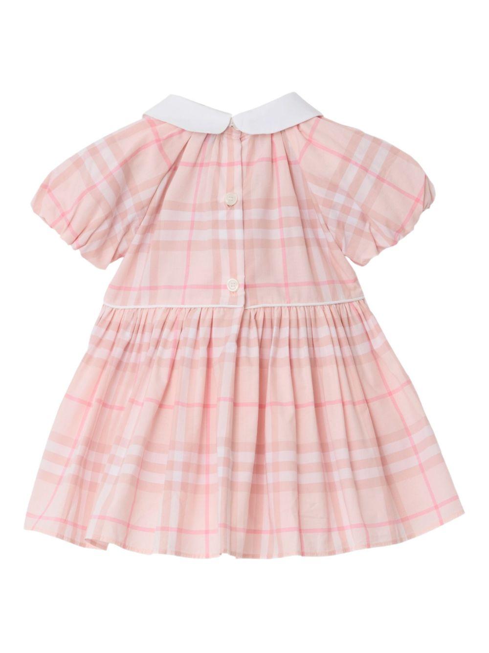 Abito rosa per neonata 8117519 A2217 Burberry Kids 