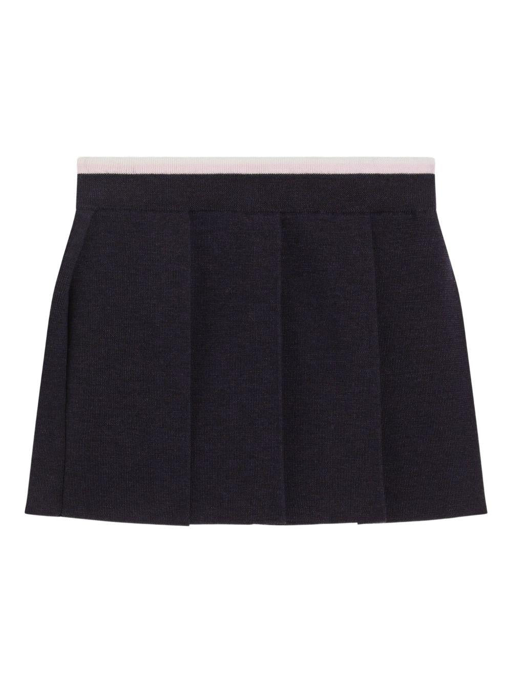 Gonna blu navy per bambina L5KI06JDVB7 B3895 Dolce & Gabbana Kids 