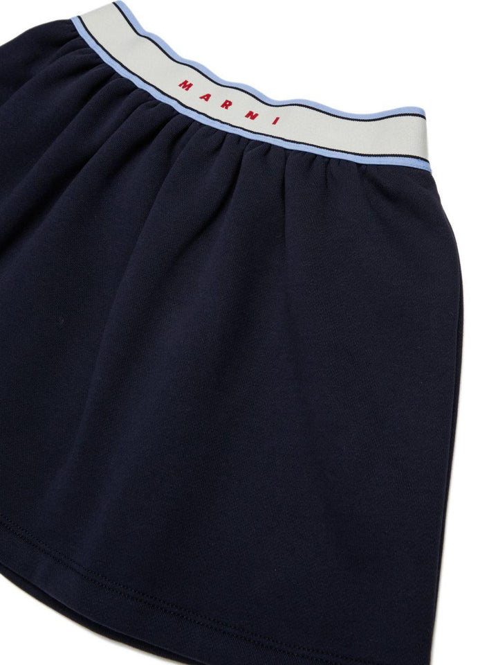 Gonna blu scuro per bambina M01855M00XC 0M862 Marni Kids 