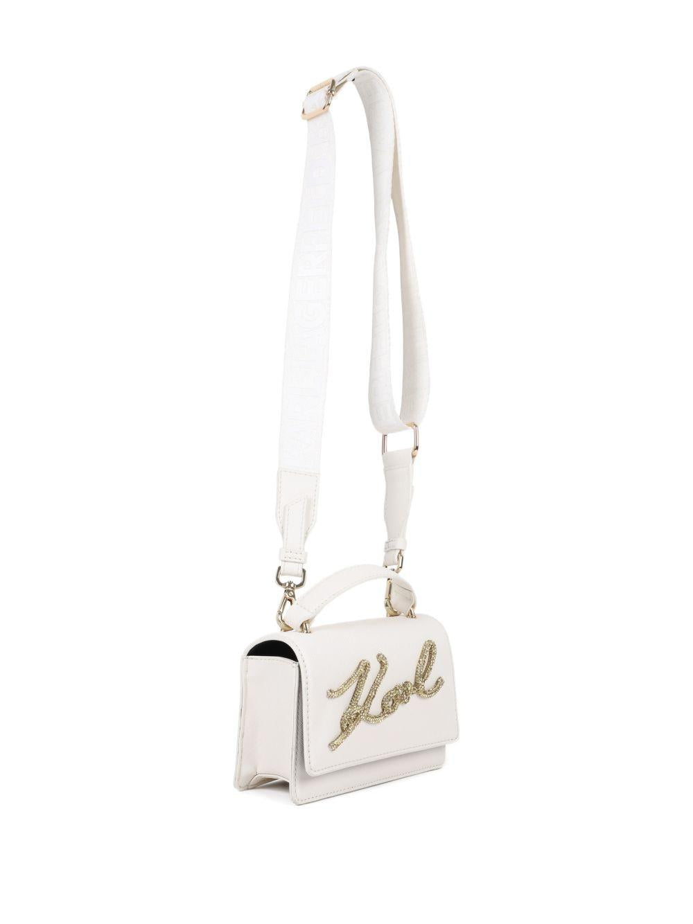 Borsa ecru per bambina Z31212 195 Karl Lagerfeld Kids 
