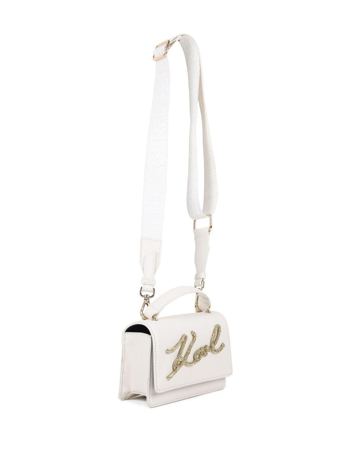Borsa ecru per bambina Z31212 195 Karl Lagerfeld Kids 