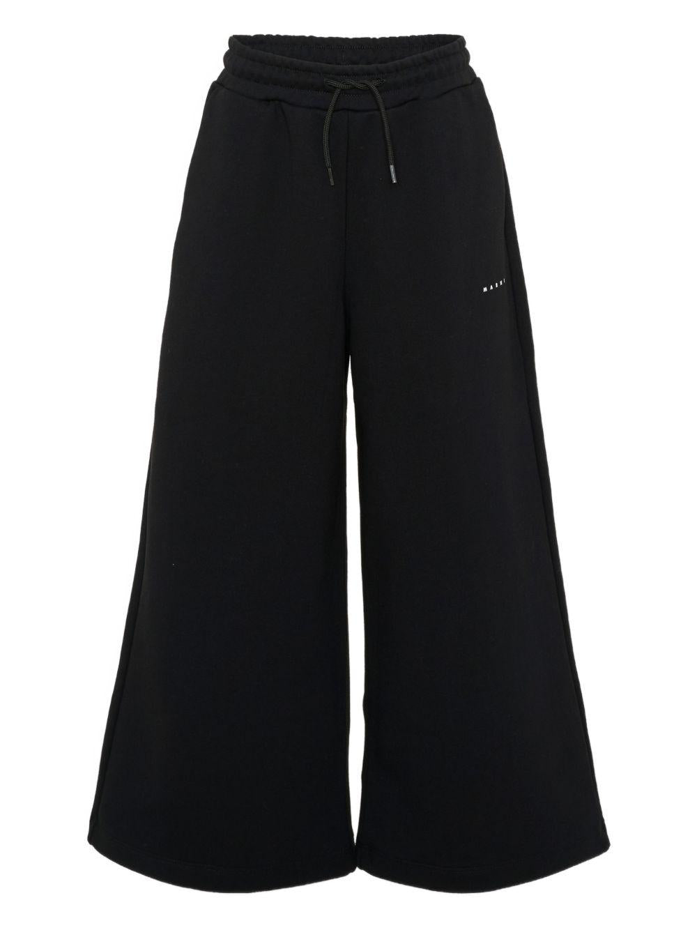 Pantalone nero per bambina M01432M00V0 0M900 Marni Kids 