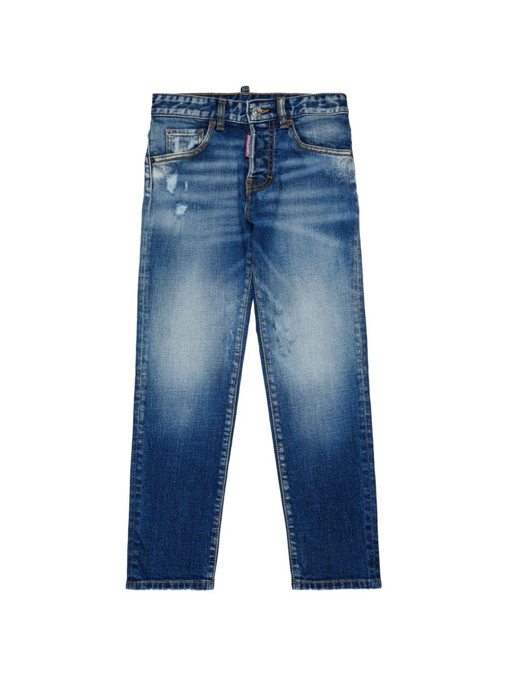 Jeans blu per bambino DQ0731D0AHR DQ01 Dsquared2 Kids 