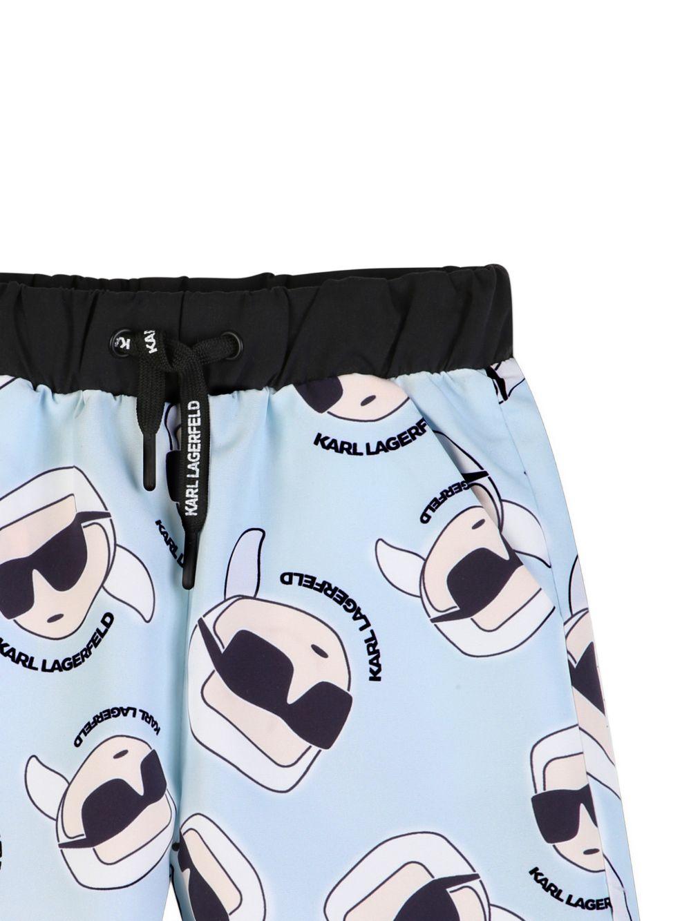 Completo blu/bianco/nero per bambino Z31067 10P Karl Lagerfeld Kids 