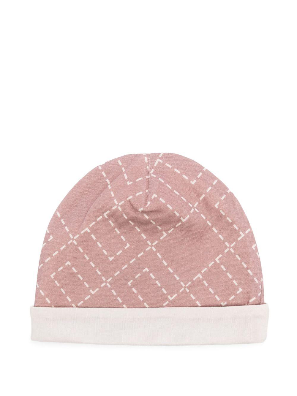 Cappello rosa per neonata ENCP0730JF054 D854 Elisabetta Franchi Kids 