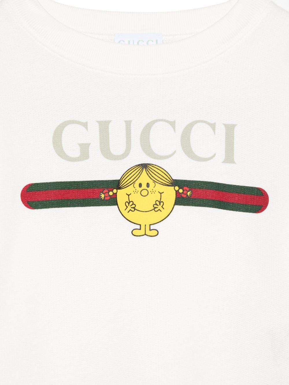 Felpa bianca per bambino 857208XJHRH 9214 Gucci Kids 