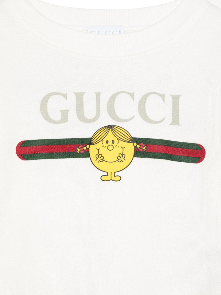 Felpa bianca per bambino 857208XJHRH 9214 Gucci Kids 