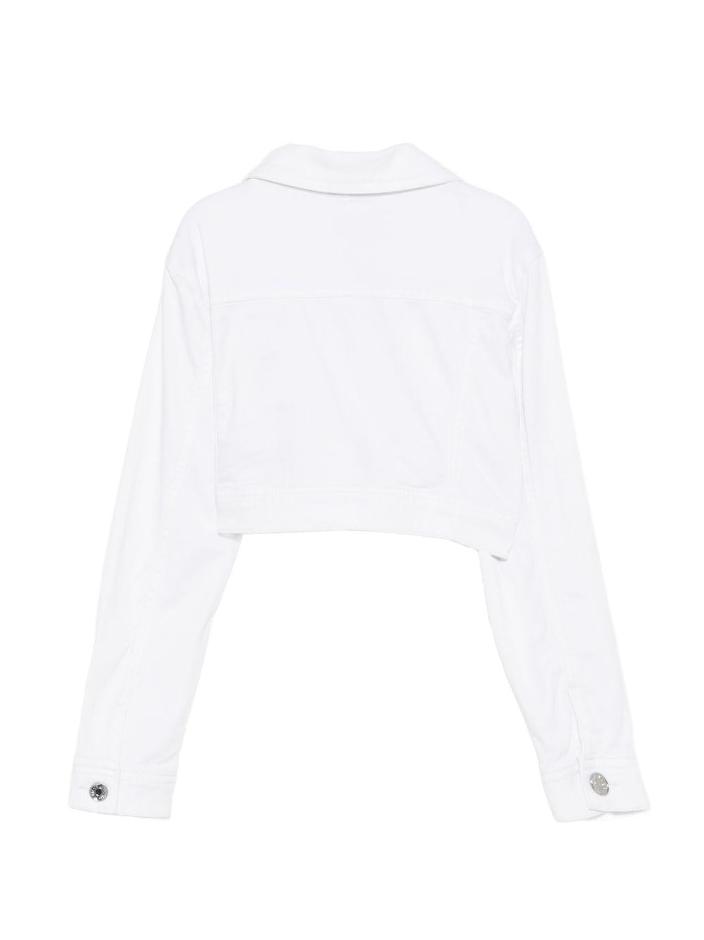 Giacca di jeans bianca per bambina GA6091T3941 10601 Liu Jo 