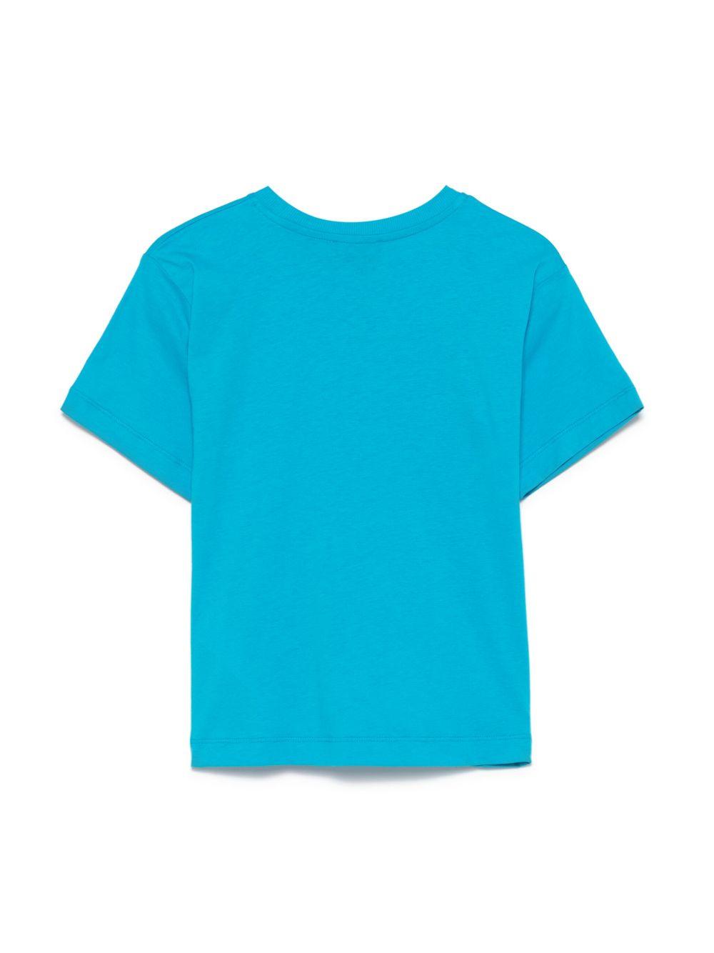T-shirt azzurra per bambino