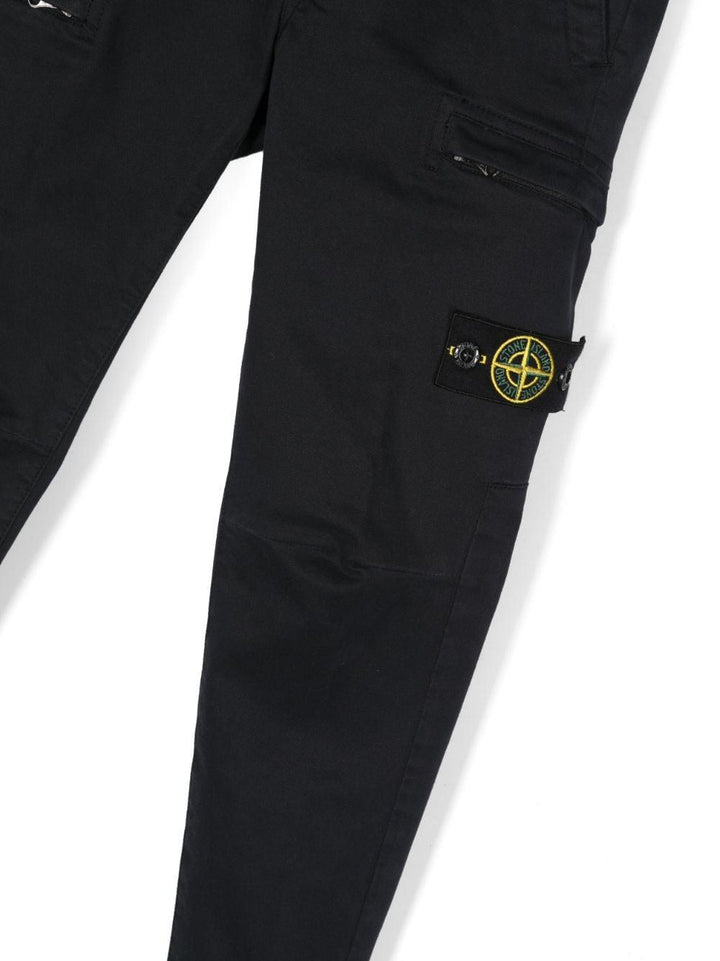 Pantalone blu per bambino con logo