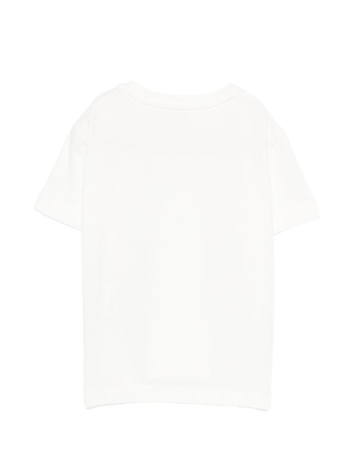 T-shirt bianco per bambina EGTS1080JE006 0115 Elisabetta Franchi Kids 