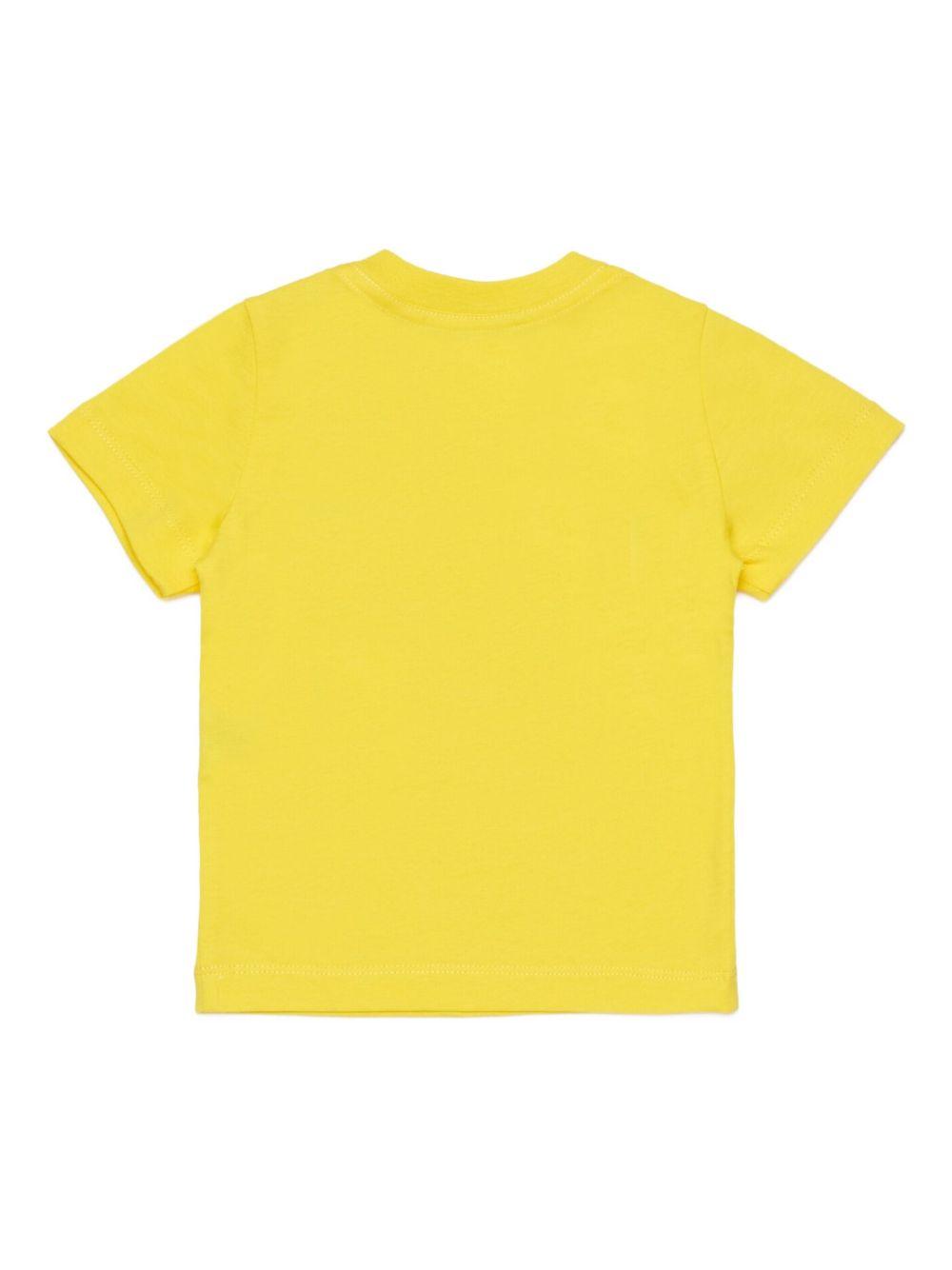 T-shirt giallo per neonato DQ3278D00XM DQ220 Dsquared2 Kids 