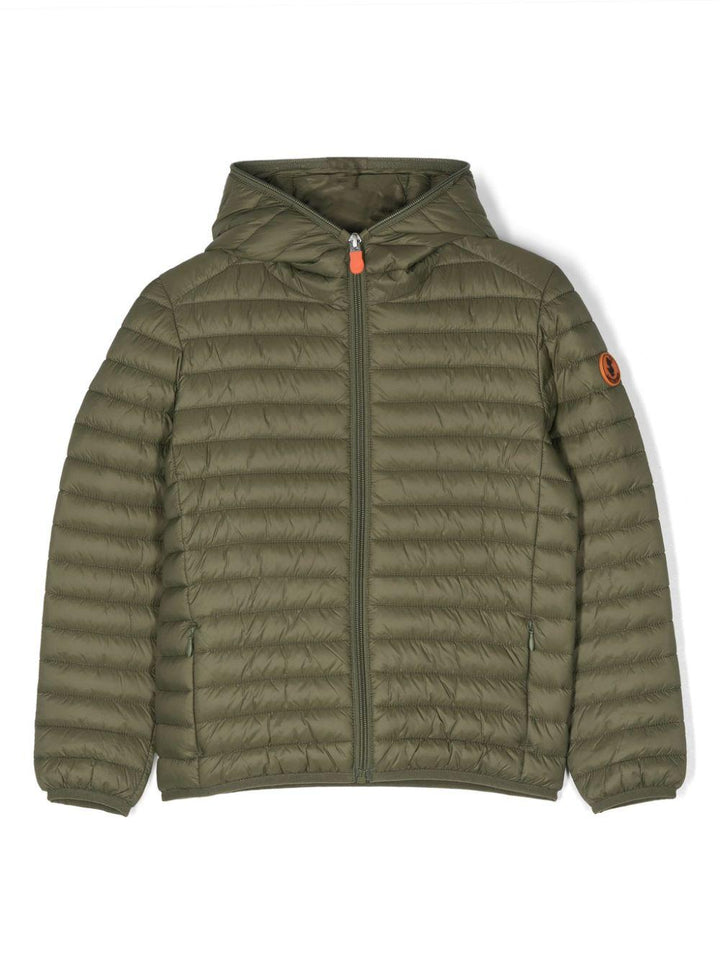 Olive green jacket for children