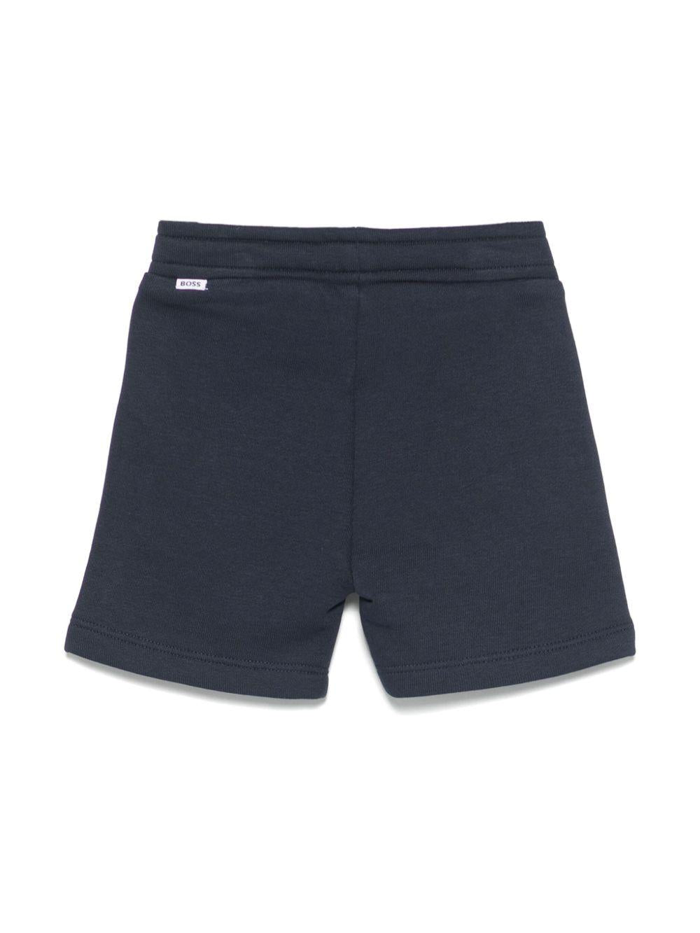 Bermuda blu oxford per neonato
