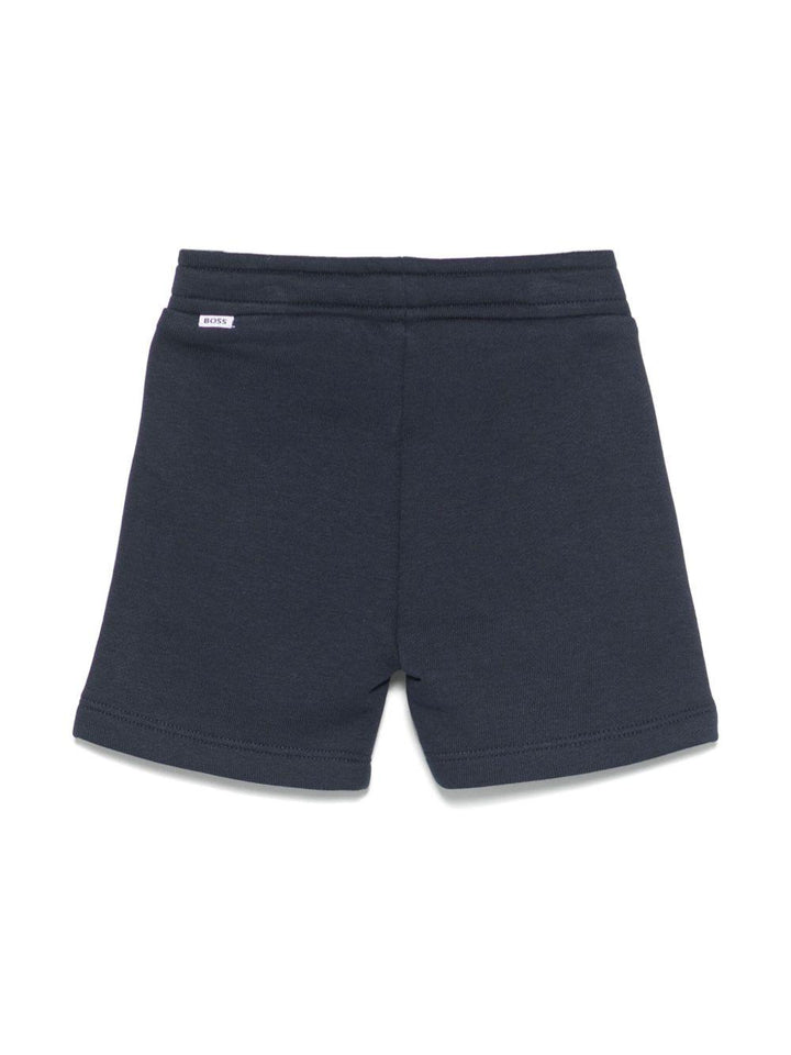 Bermuda blu oxford per neonato