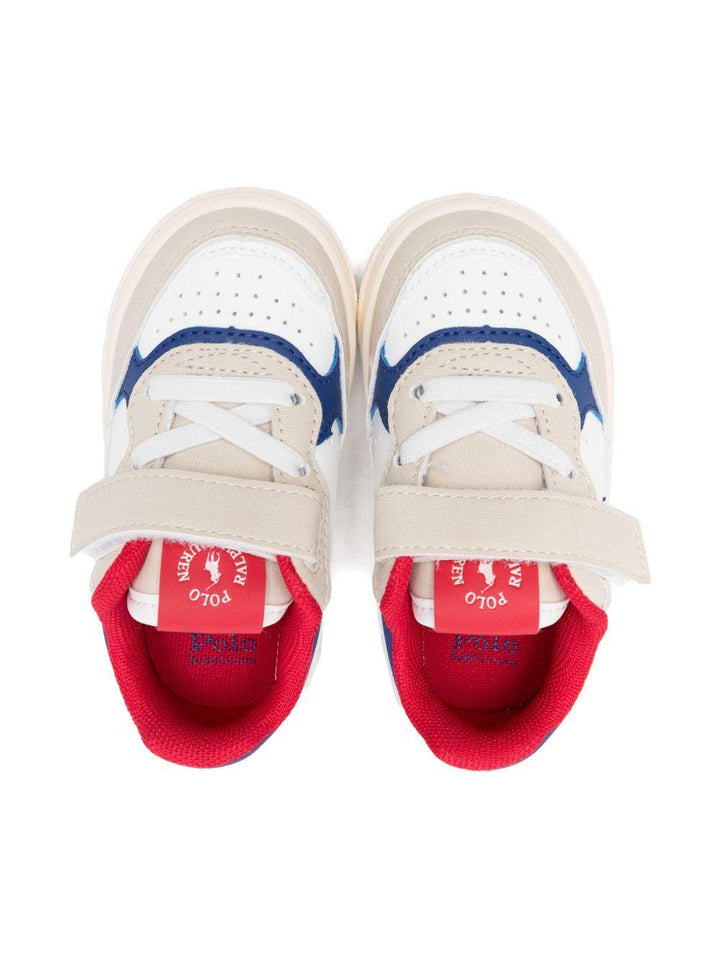 Sneakers beige/bianchi per bambino RL03404101 MAS Ralph Lauren Kids 