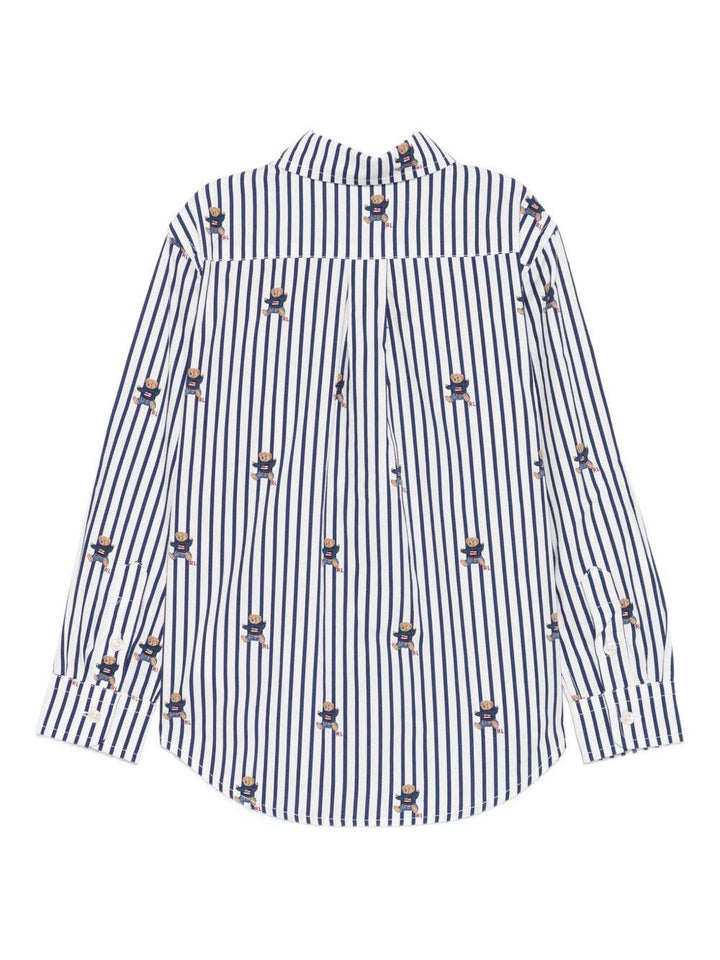 Camicia blu navy/bianca per bambino 322979326 001 Ralph Lauren Kids 