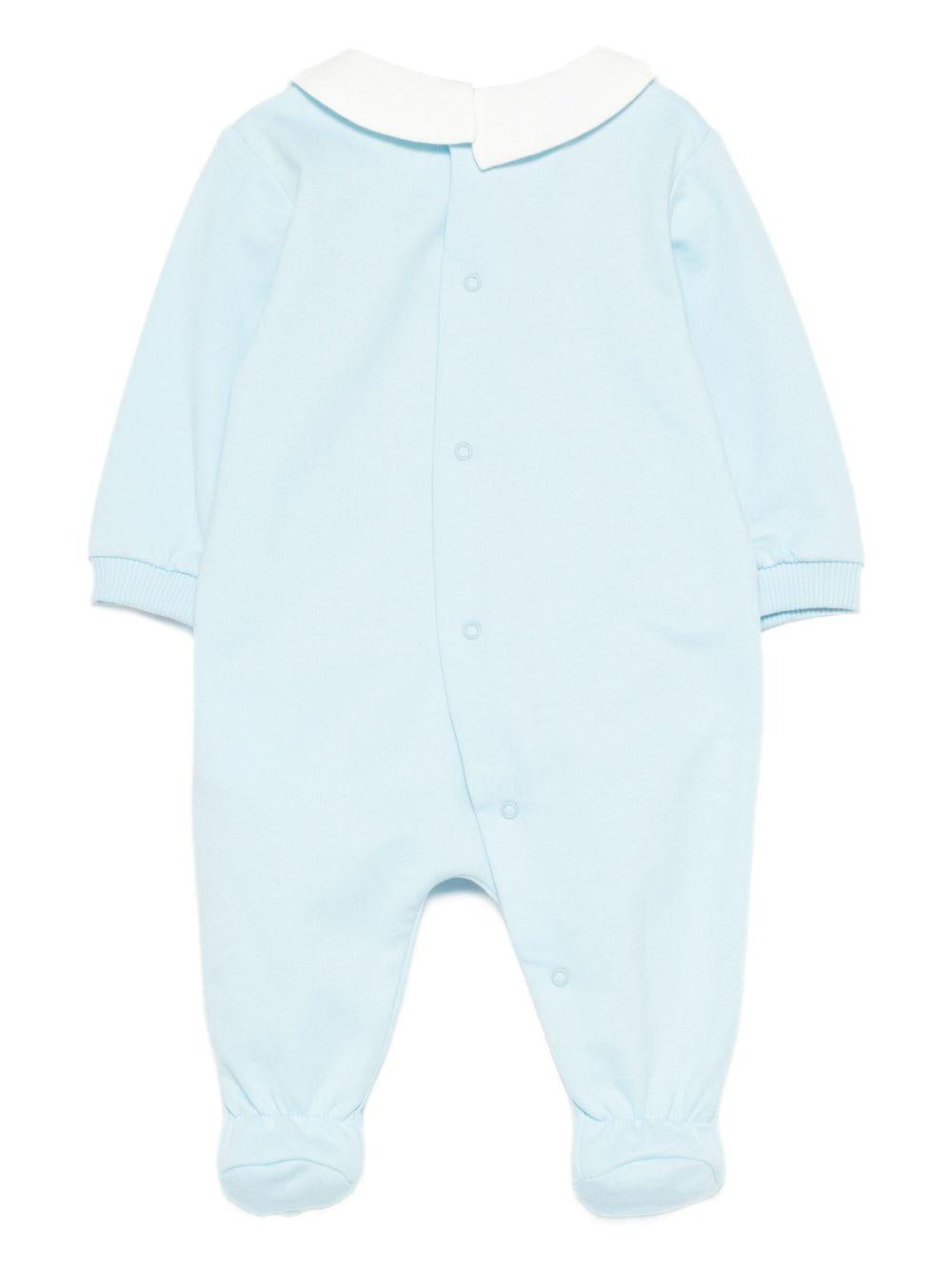 Tutina azzurra per neonato MXY037LCA40 40304 Moschino Kids 