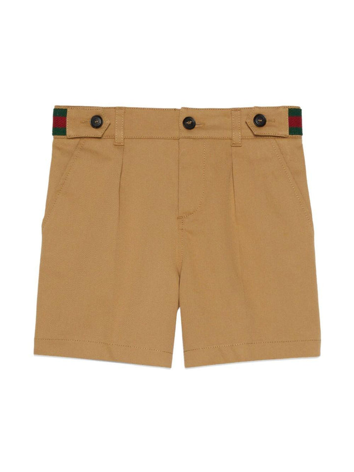 Bermuda beige per bambino