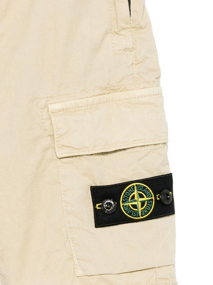 Bermuda beige sabbia per bambino 6L100002S0009 V0195 Stone Island Kids 